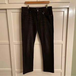 (NWOT) Chip Foster Slim Straight Black Jeans